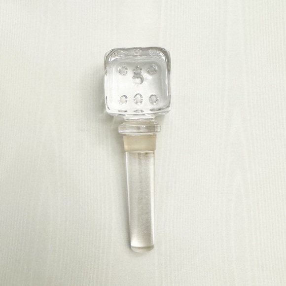 Mikasa Crystal Casino Dice Bottle Wine Stopper - Picture 2 of 13